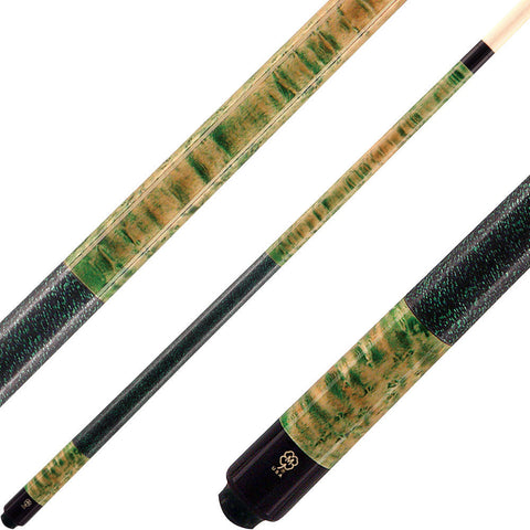 McDermott Cues Double Wash Green and Natural Walnut GS12