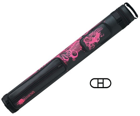 Athena Pink Tribal Rose 2 Butt 2 Shaft Hard Case