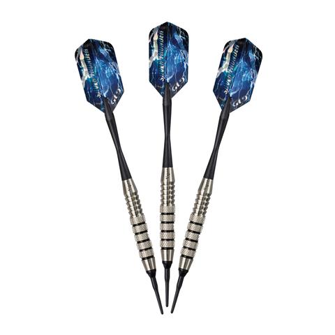 Viper Silver Thunder Soft Tip Darts 5 Knurled Rings 18 Grams