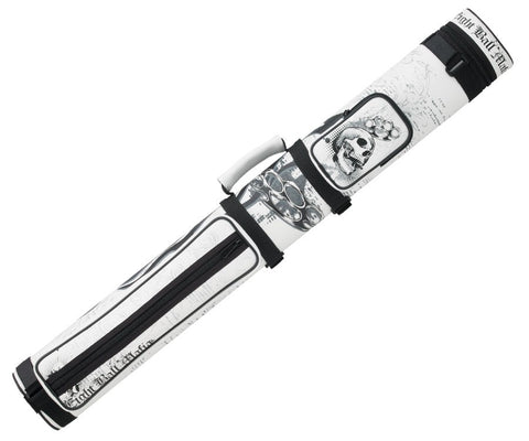 Eight Ball Mafia White Knuckles 2 Butt 2 Shaft Hard Case