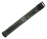 Eight Ball Mafia EBMC22K Green Skull 2 Butt 2 Shaft Hard Case