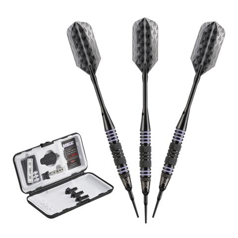 Viper Bobcat Adjustable Soft Tip Darts Purple Rings 16-18 Grams
