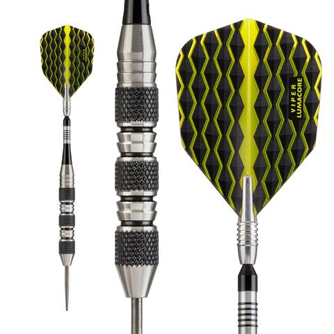 Viper The Freak Steel Tip Darts Knurled and Shark Fin Barrel 22 Grams