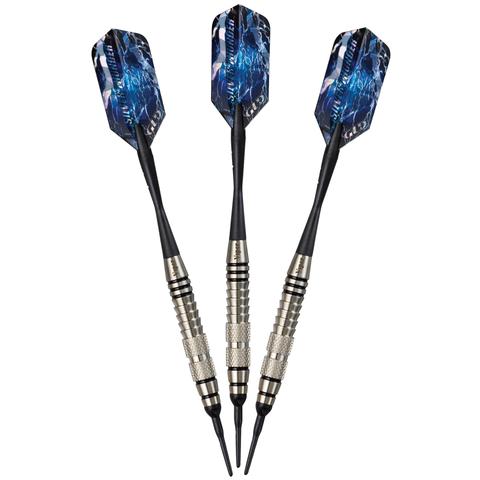 Viper Silver Thunder Soft Tip Darts 2 Knurled Rings 18 Grams