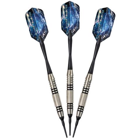 Viper Silver Thunder Soft Tip Darts 1 Knurled Ring 20 Grams