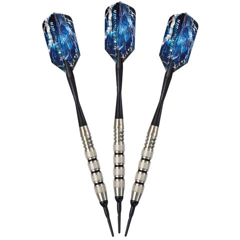 Viper Silver Thunder Soft Tip Darts 4 Knurled Rings 16 Grams