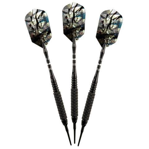 Viper Black Magic Soft Tip Darts 10 Knurled Rings 18 Grams 20-0410-18