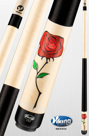 Viking Wild Rose Pool Cue