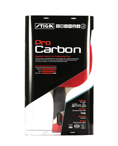 Stiga Pro Carbon Premium Ping Pong Paddle Racket