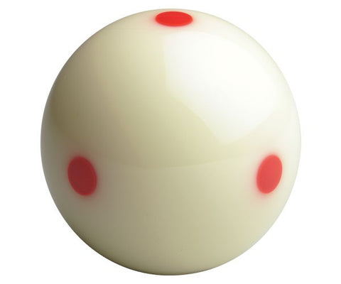 Aramith Pro Cup 6 Red Dot TV Measles Cue Ball