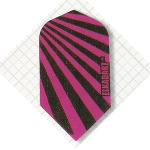Elkadart Nylon Flights - Standard Black/Pink